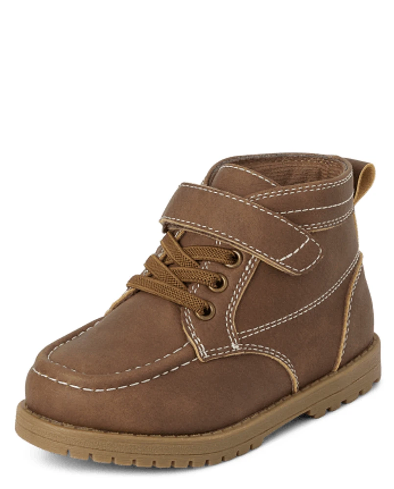 Boys lace up boots shop