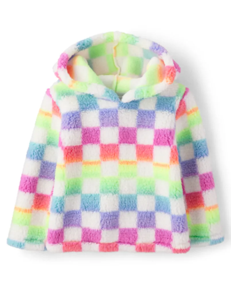 Children's place sherpa discount hoodie