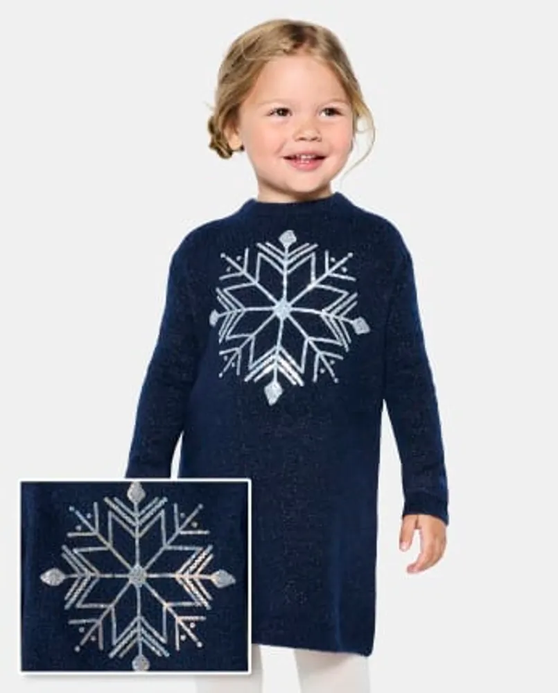Girls snowflake sweater cheap