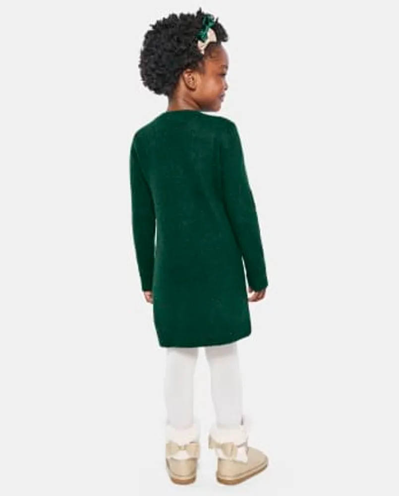The Children s Place Baby And Toddler Girls Sequin Sweater Dress