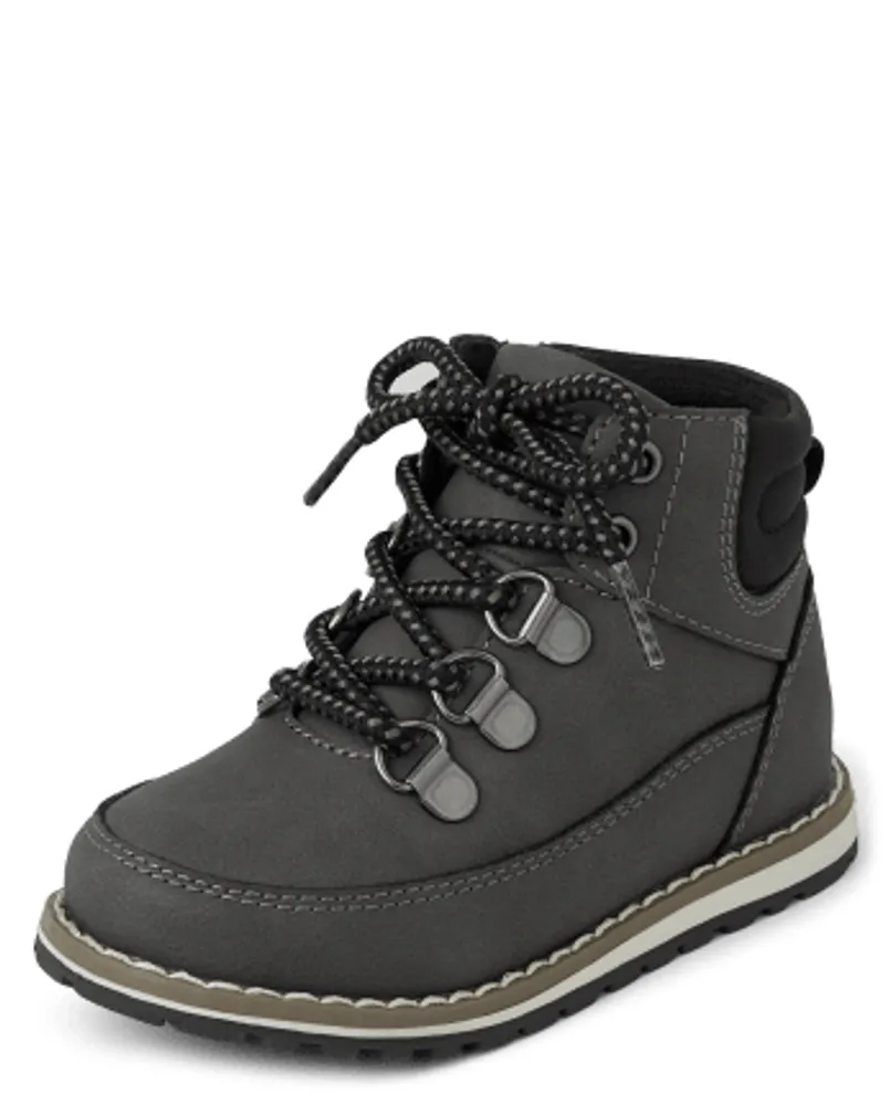The Children s Place Toddler Boys Lace Up Hi Top Boots Plaza Del