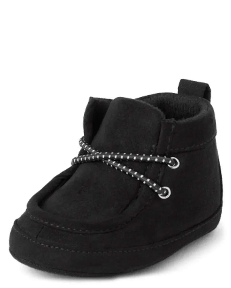 Boys black hot sale suede boots