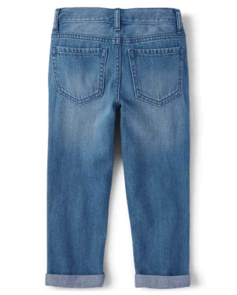 Girls rhinestone jeans sales