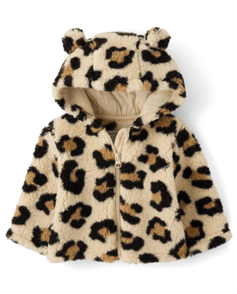 Girls leopard jacket discount