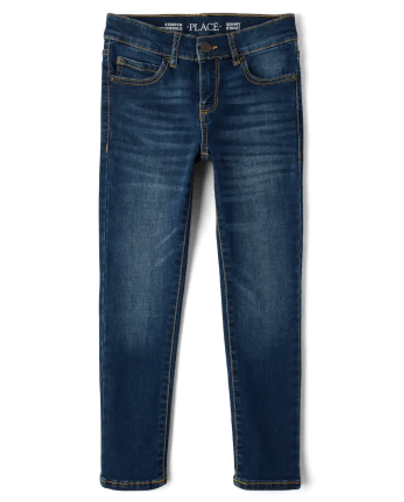 Boys stretch skinny sales jeans