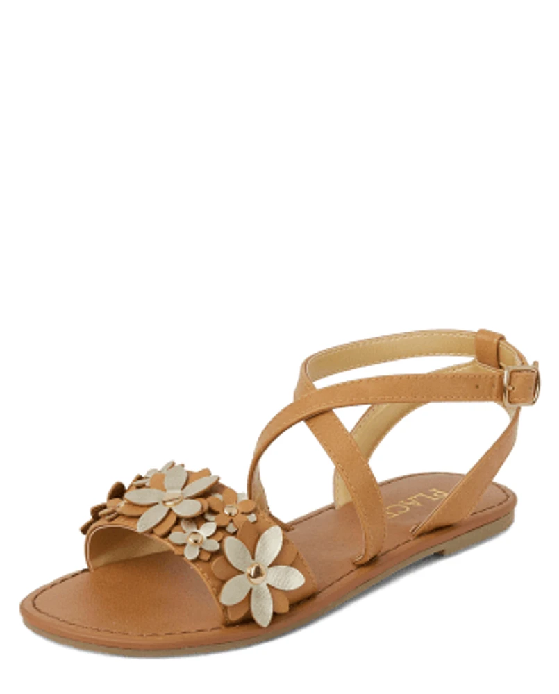 Place sandals top