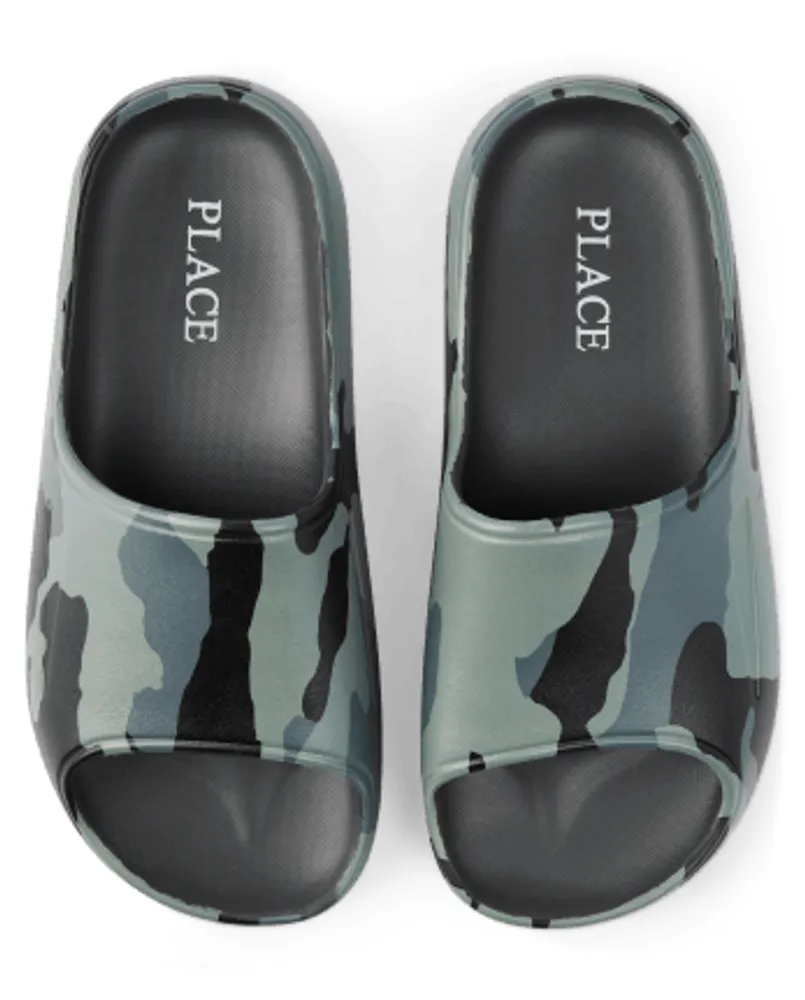 The Children s Place Boys Camo Slides Dulles Town Center