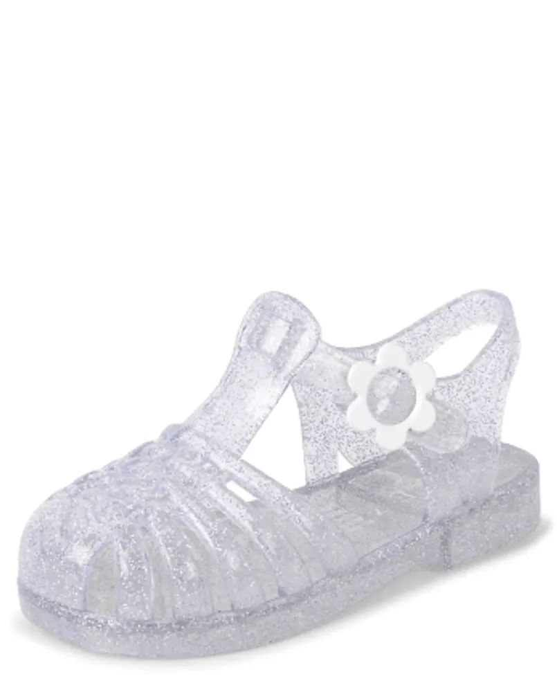 The Children s Place Toddler Girls Glitter Jelly Sandals Brazos Mall
