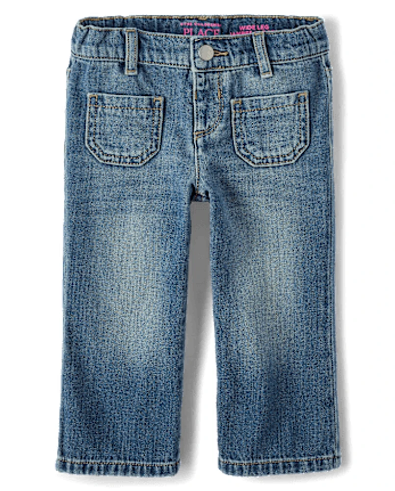 Toddler wide leg jeans on sale