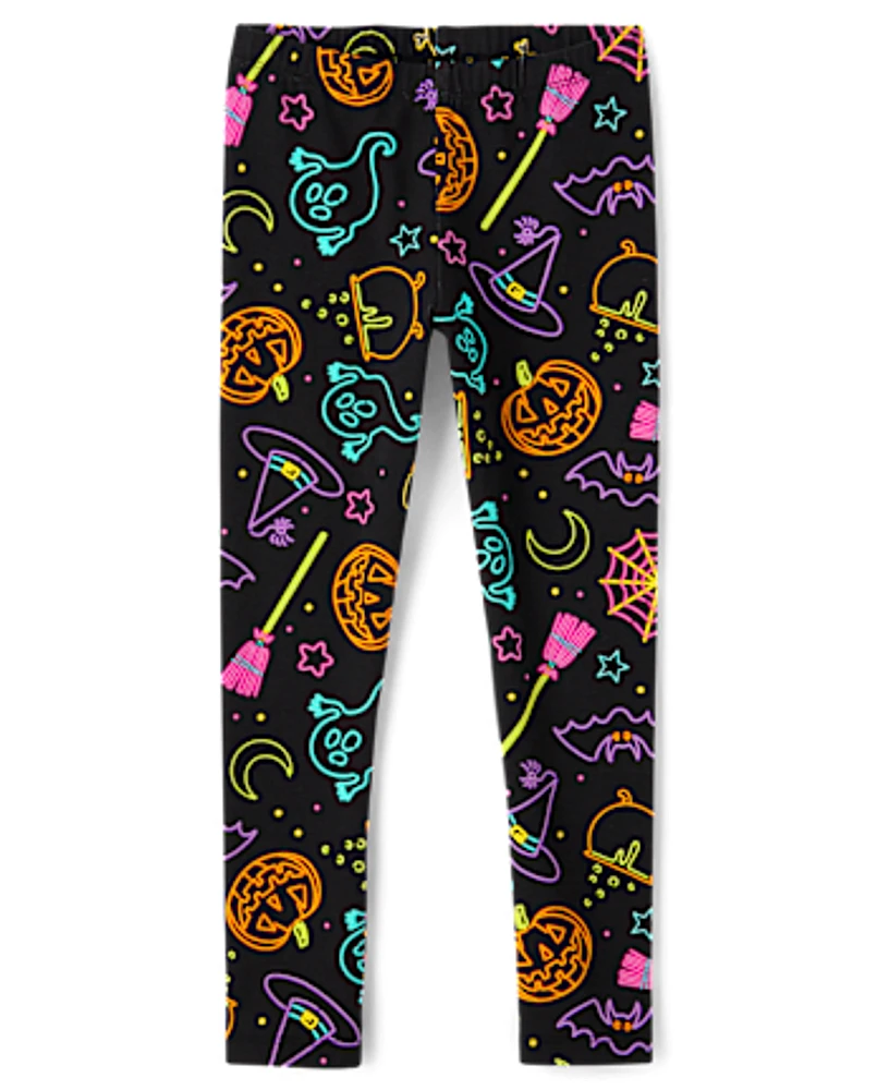 Girls halloween leggings sale