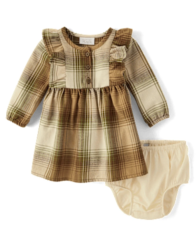 Girls flannel shirt dress best sale