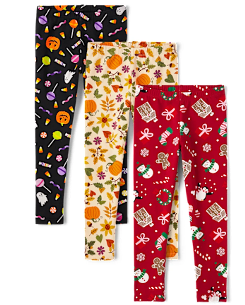 Kids holiday leggings hot sale