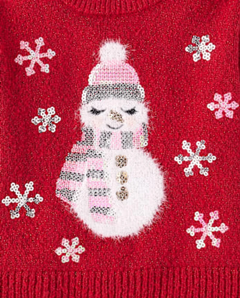 Girls sequin sweater discount