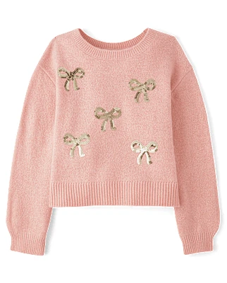 Girls sequin sweater store