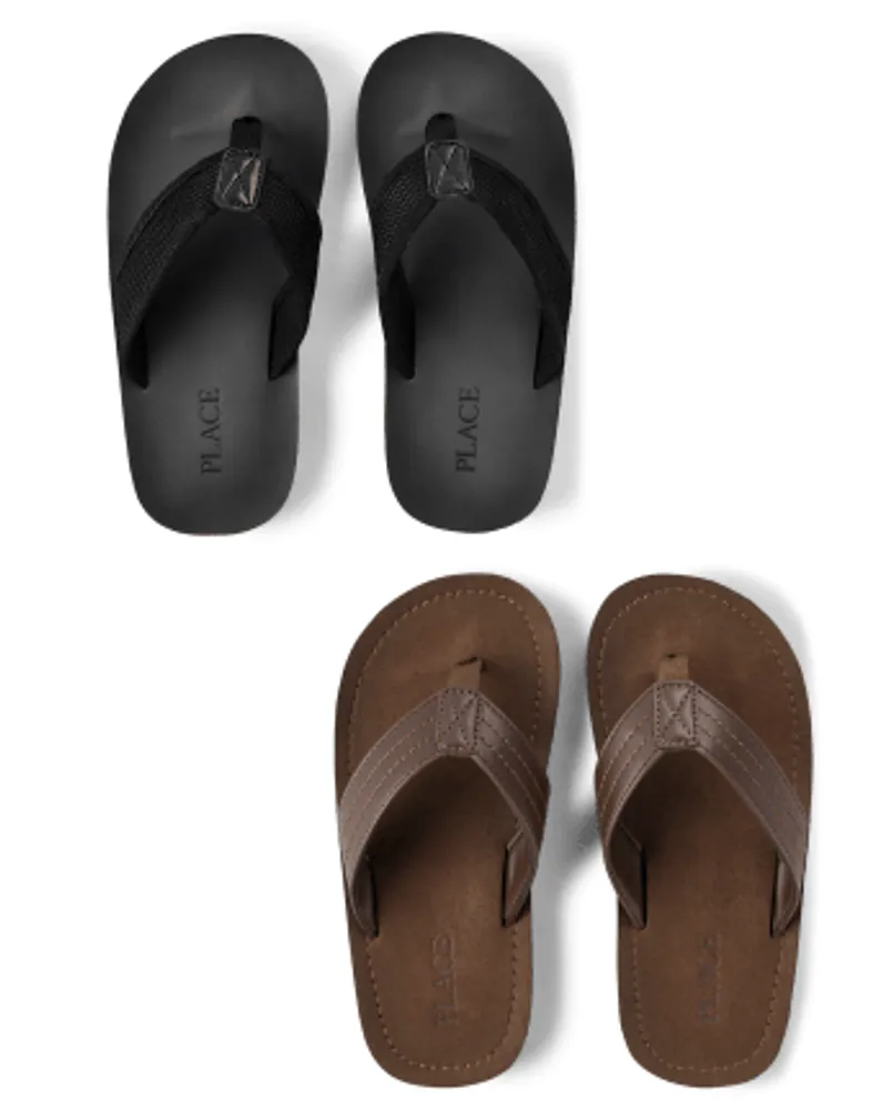 Children's place flip flops hot sale