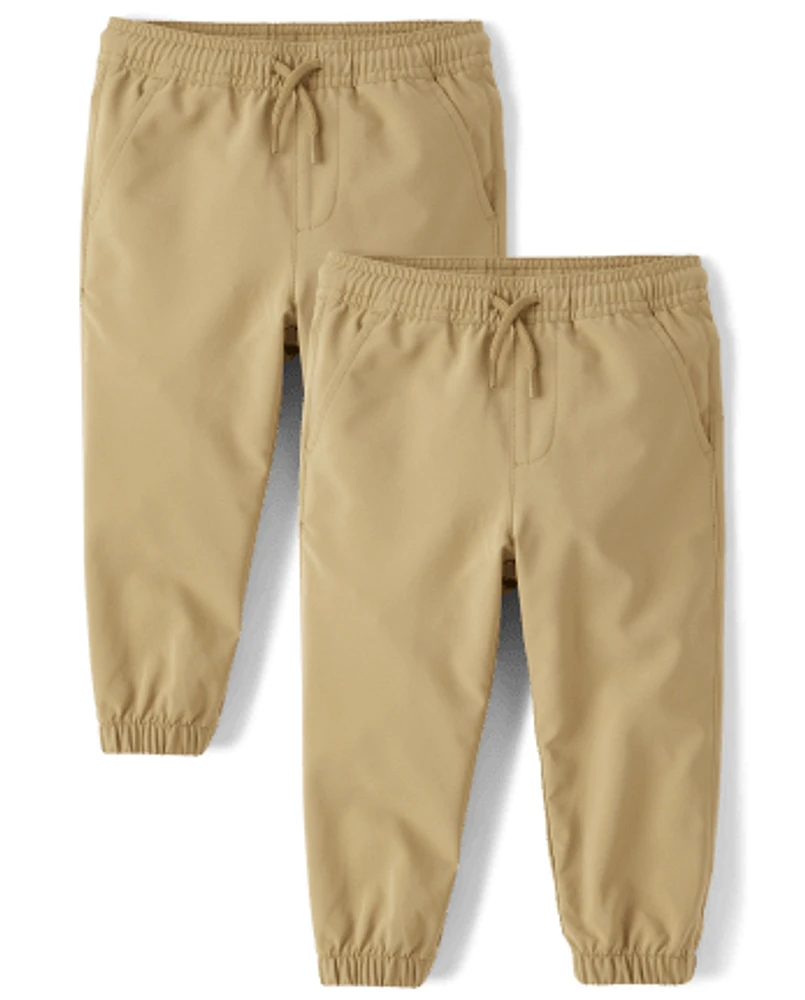 Toddler boy khaki joggers outlet