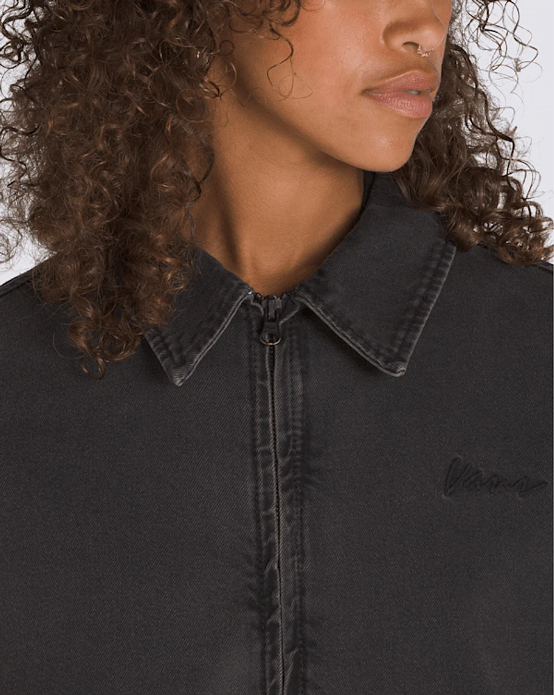 Tina　インカバケット黒　S VANS Graffiti Pitstop Denim Jacket at Hamilton Place in