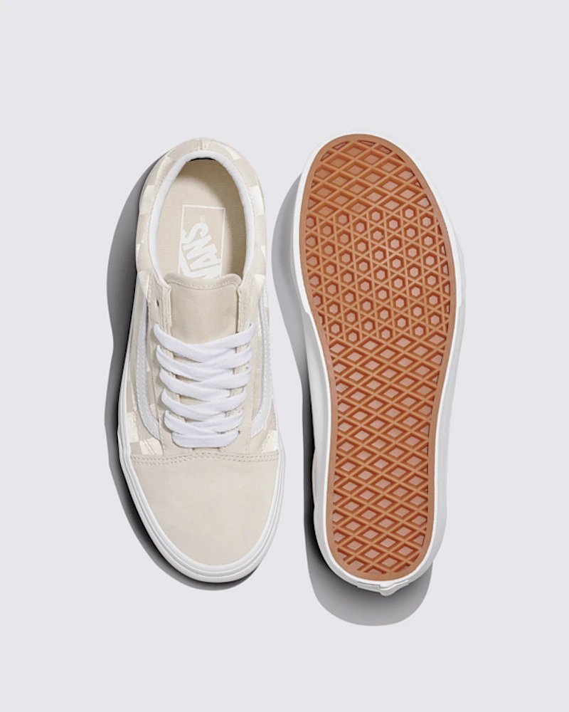 VANS Old Skool Checkerboard Satin Shoe at Hamilton Place in