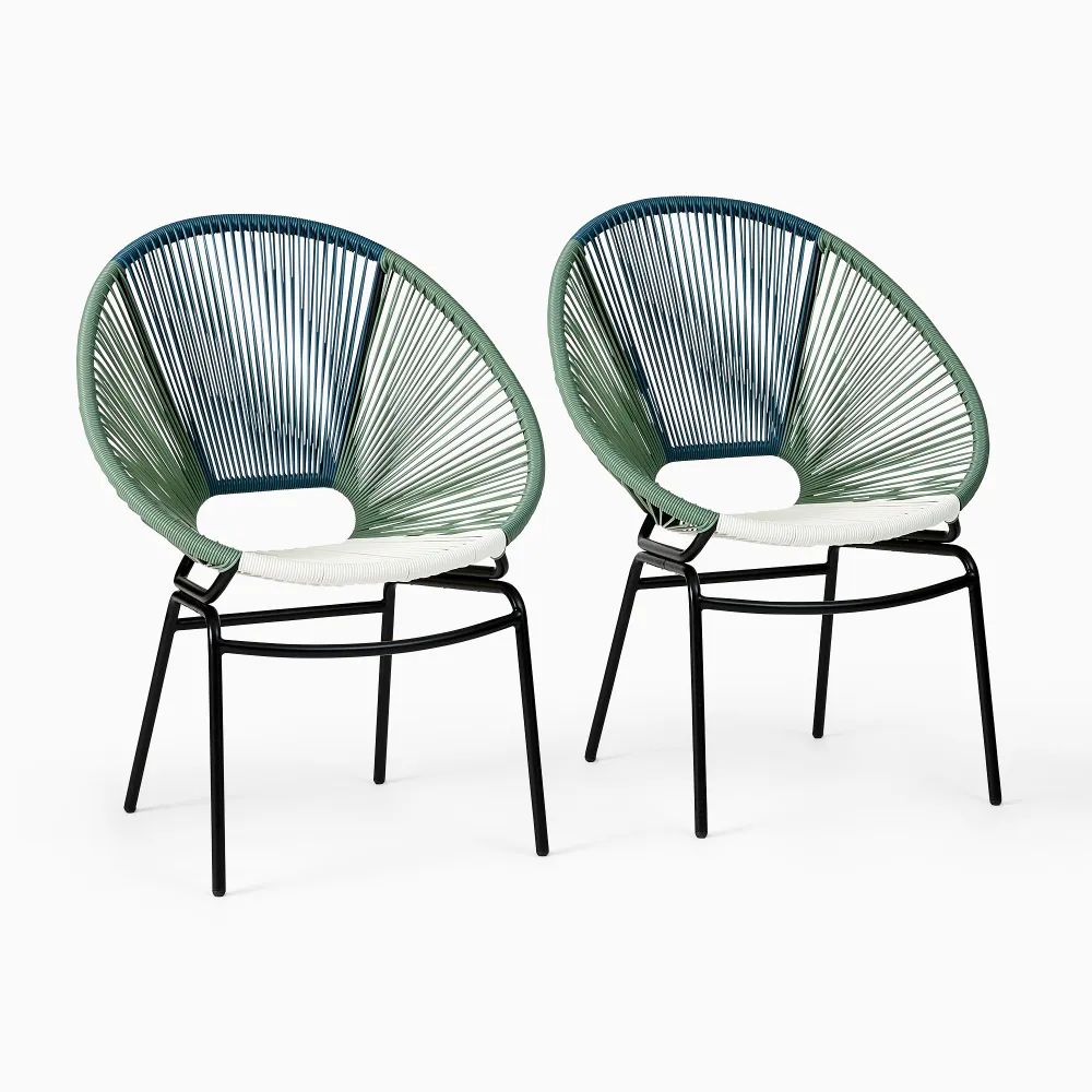 West elm white best sale chair