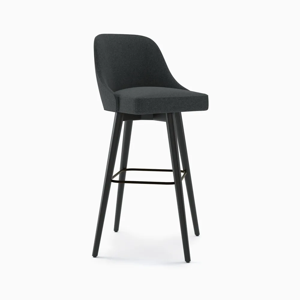 West elm best sale white bar stools