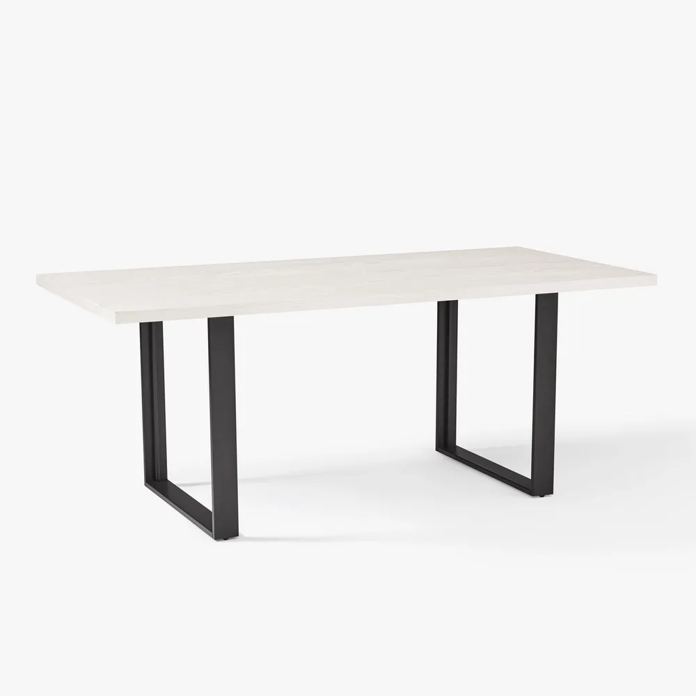 West Elm Tompkins Industrial Dining Table Pike and Rose