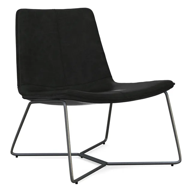 West elm slope lounge chair outlet