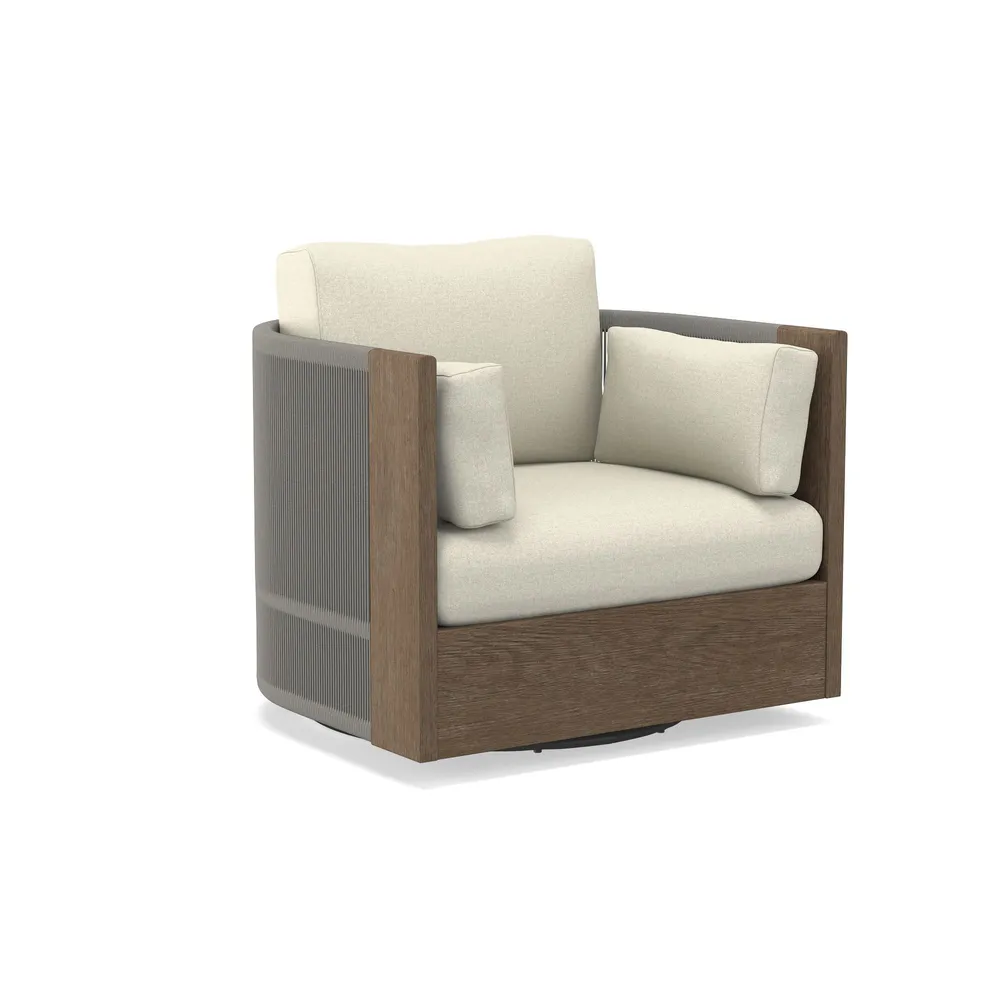 West Elm Porto Outdoor Swivel Chair Cushion Covers West Elm