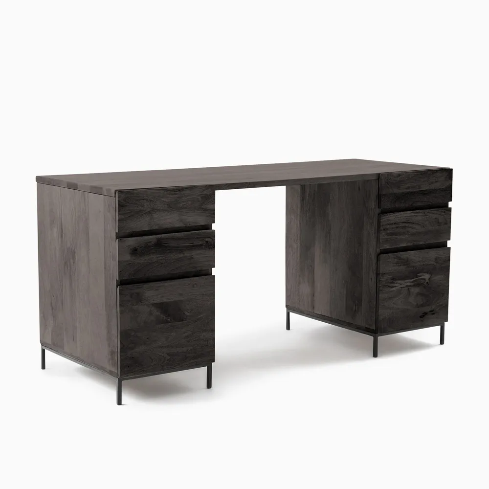 Industrial modular clearance desk set