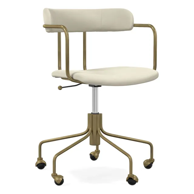 West elm lenox swivel office chair shop