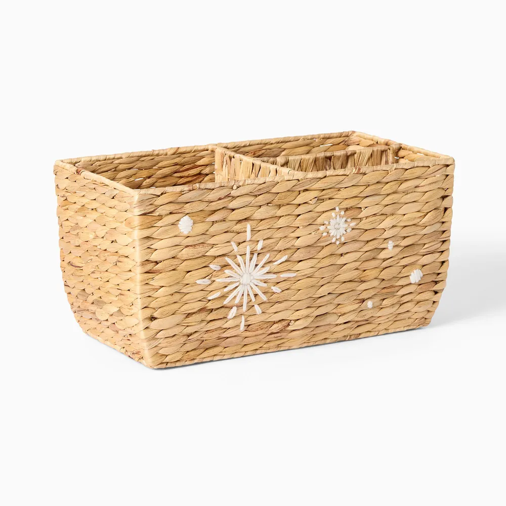 West Elm Joseph Altuzarra Woven Moon Stars Diaper Caddy West
