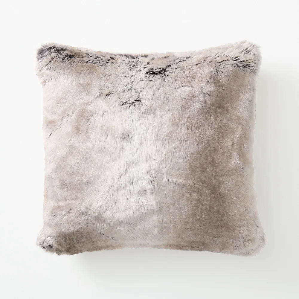 Ombre faux fur pillow store