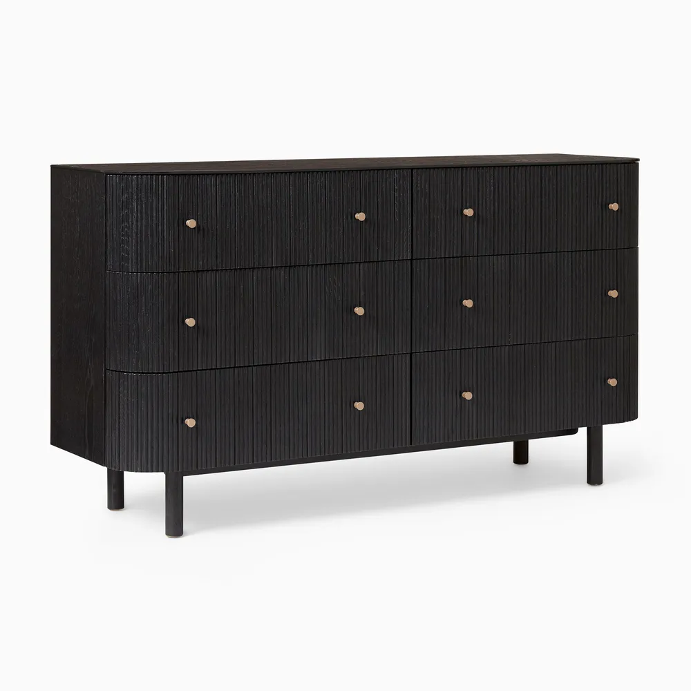 West elm wright 6 drawer outlet dresser