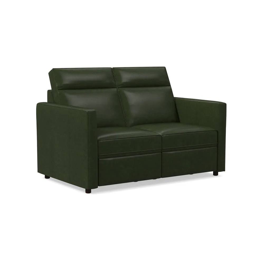 West Elm Harris Motion Reclining Leather Sofa 60