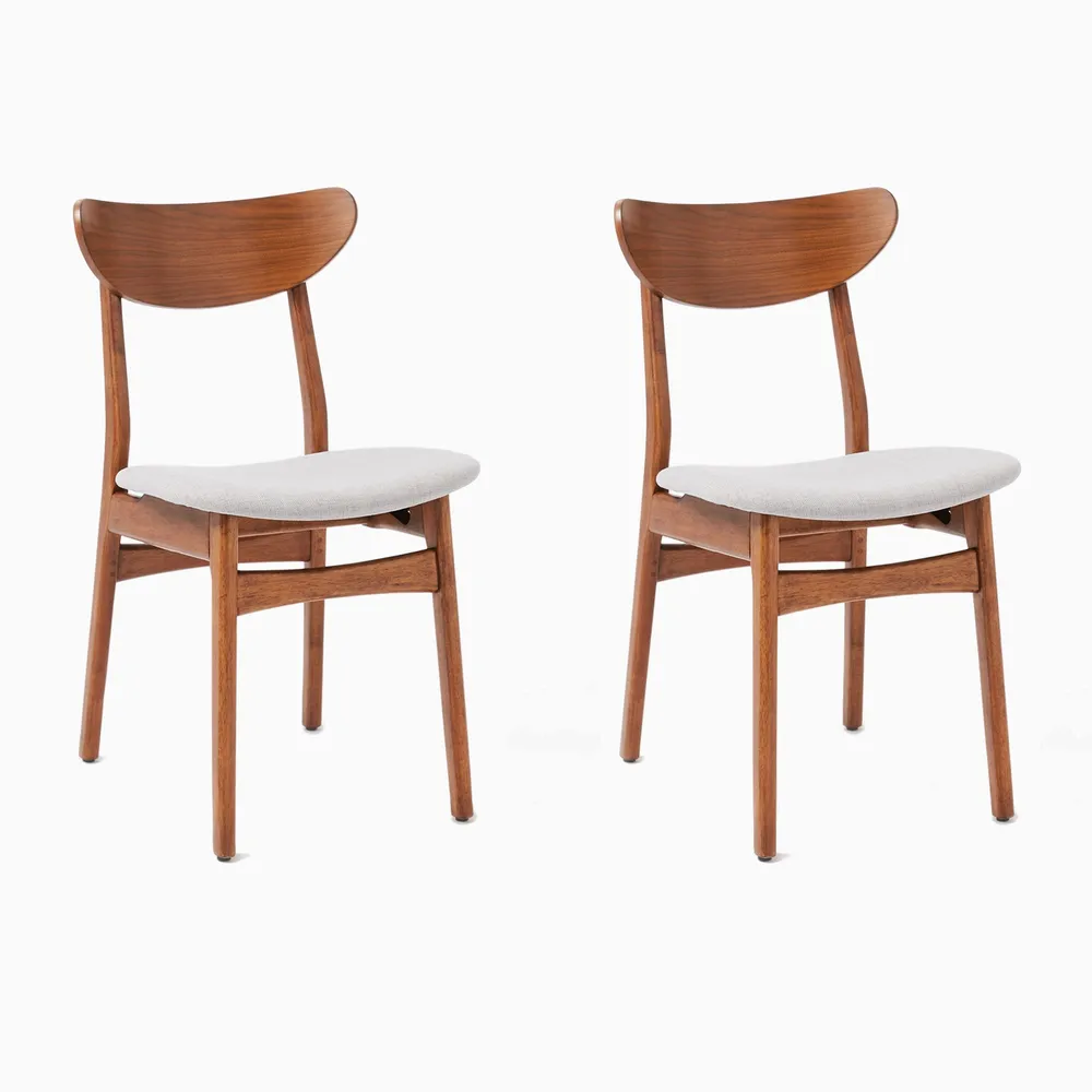 West Elm Classic Caf Dining Chair Set of 2 West Elm Pike