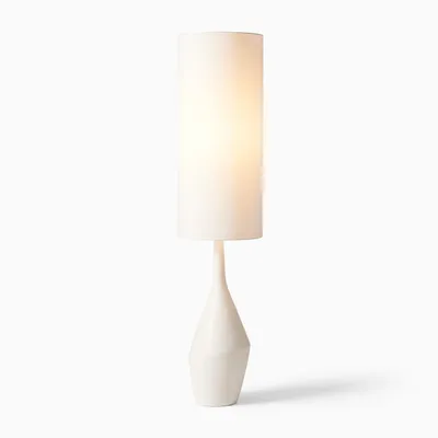 Asymmetry ceramic shop table lamp