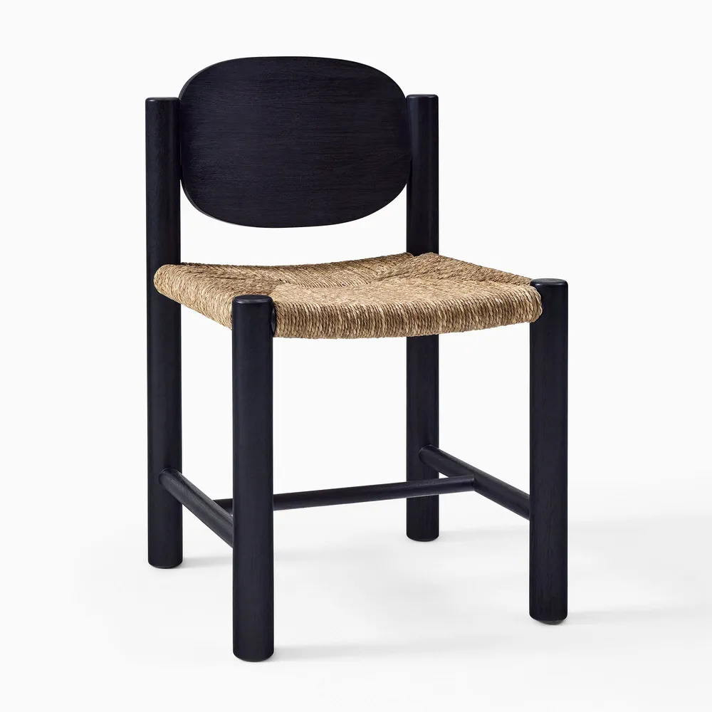 West elm top wood dining chair