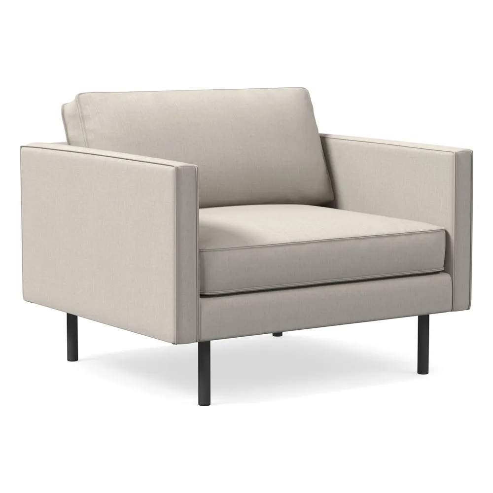 West elm store chair and half
