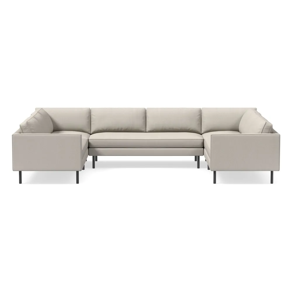 West elm u shop shaped sectional