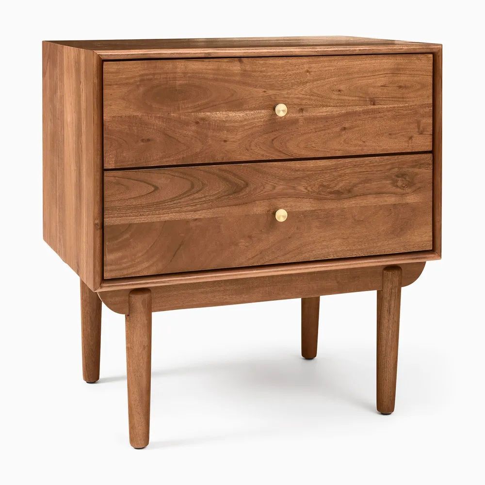 West elm shop wood nightstand