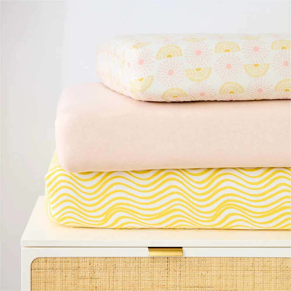 West Elm Sunny Sky Crib Fitted Sheet Bundle West Elm The Summit