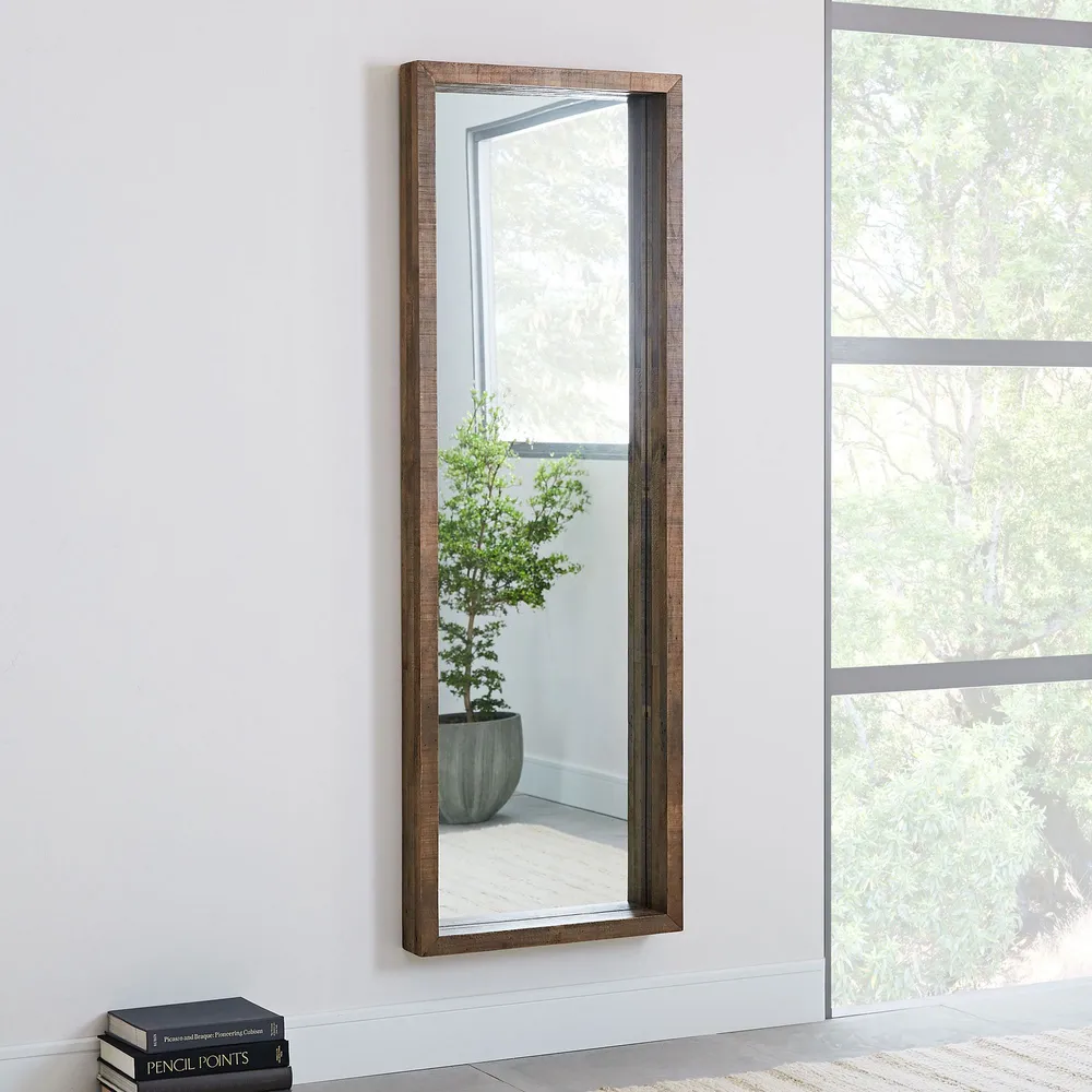 West Elm Emmerson Reclaimed Wood Floor Mirror 24