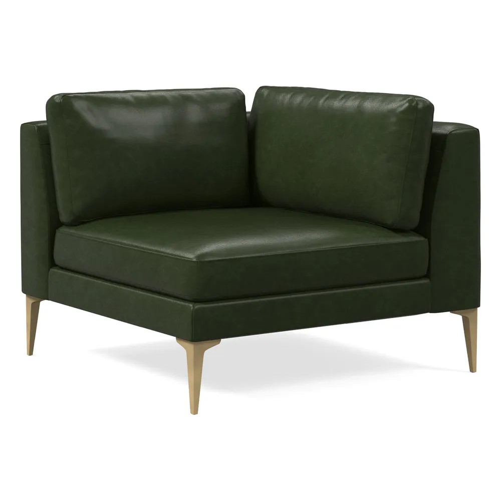 Andes store leather sectional