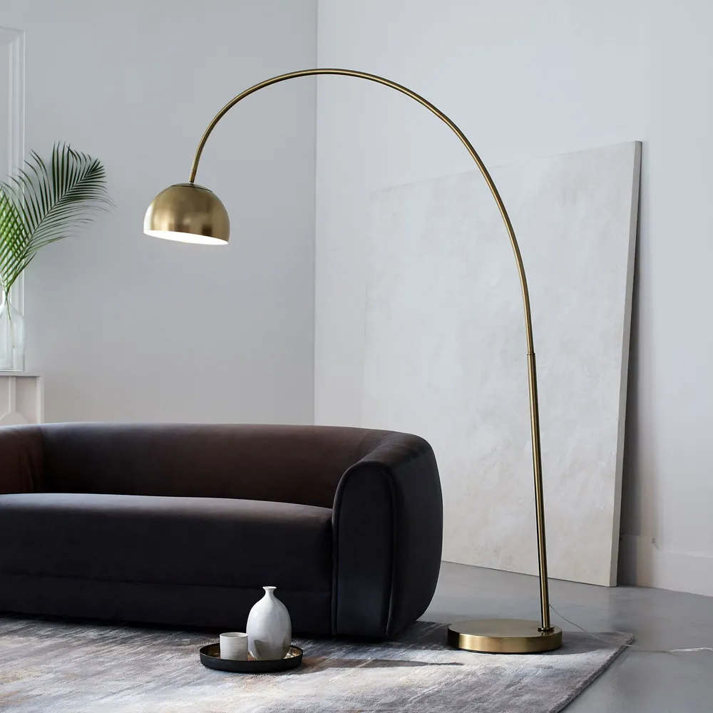 West elm best sale overarching lamp