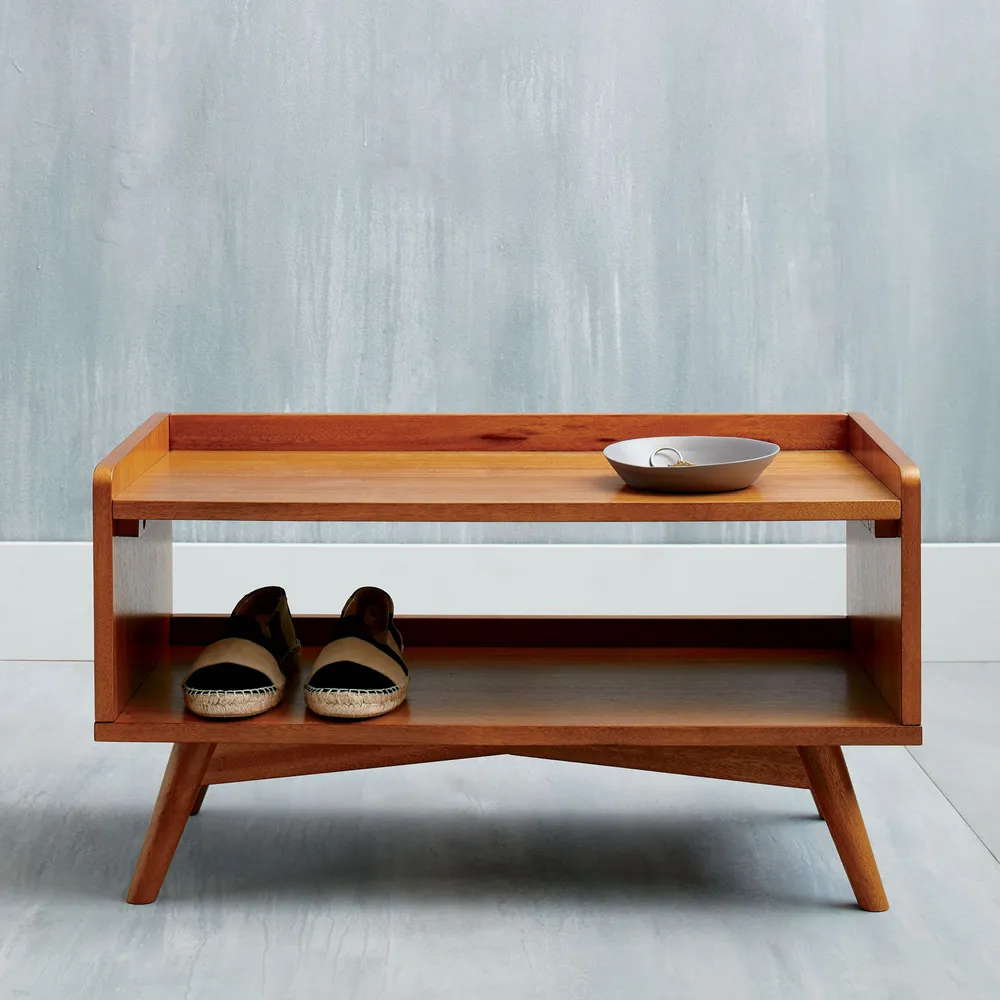 Mid century deals shoe cabinet