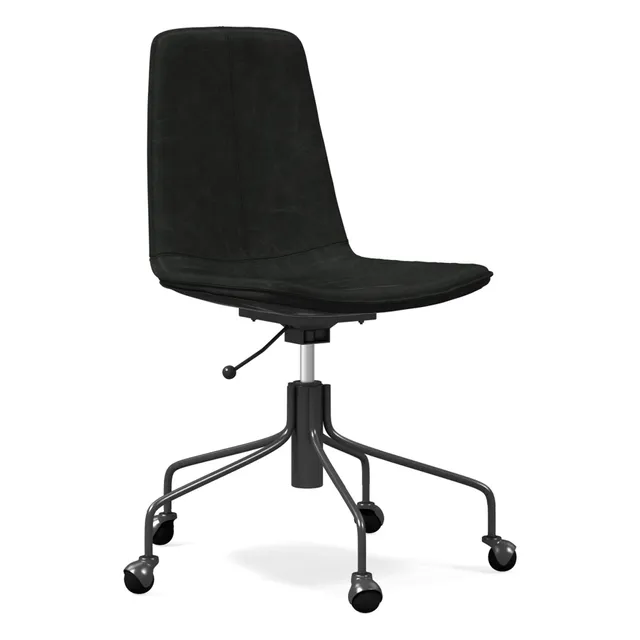 Modern slope upholstered deals swivel office chair