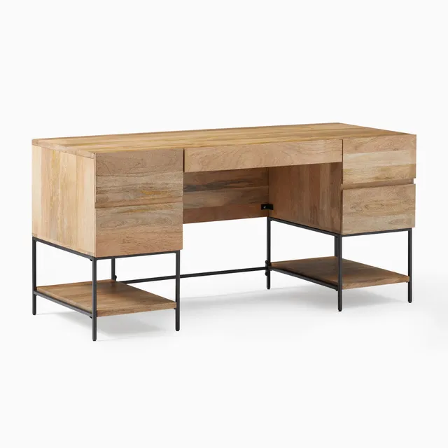 Used west clearance elm desk