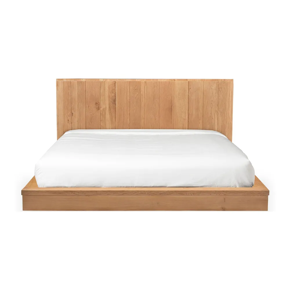 West elm wood platform bed deals