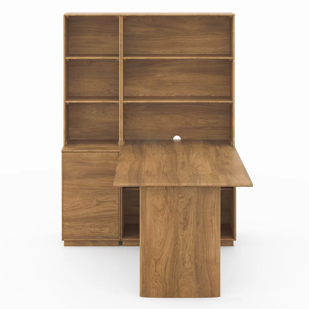 West Elm Anton Peninsula Desk Collection West Elm Pike and Rose