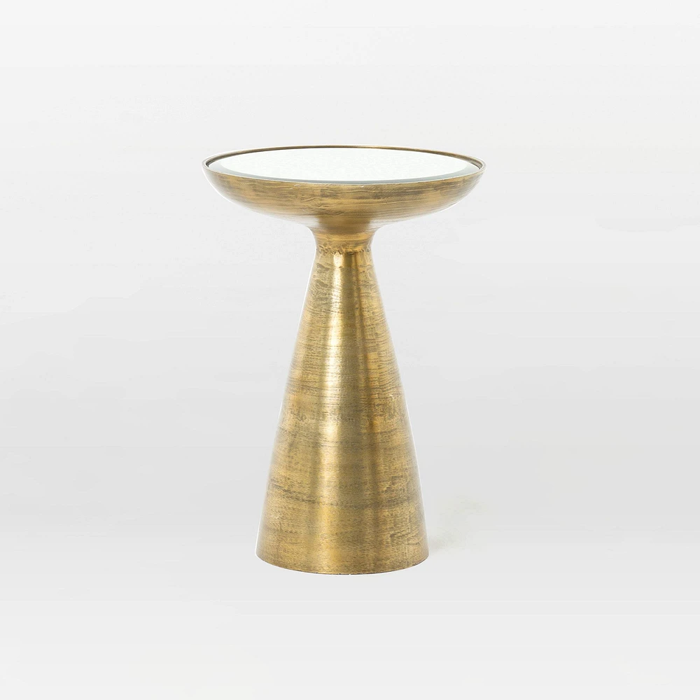 West elm gold end table sale