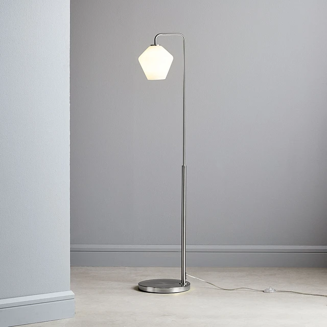 West elm sculptural glass floor lamp on sale